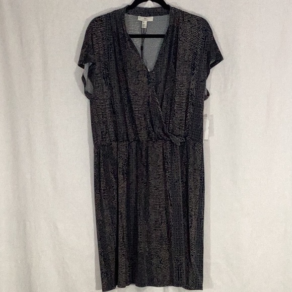 H Halston Short Sleeve Dress - Picture 2 of 8
